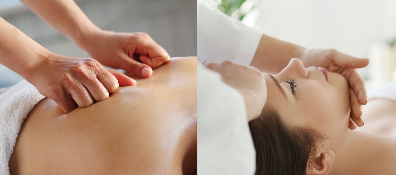 60 min Package $90 | 45min Massage Treatment + 15min Head Massage 